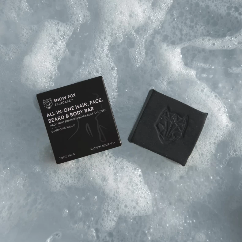 Snow Fox 巴西礦泥＆岩蘭草潔顏洗髮沐浴磚