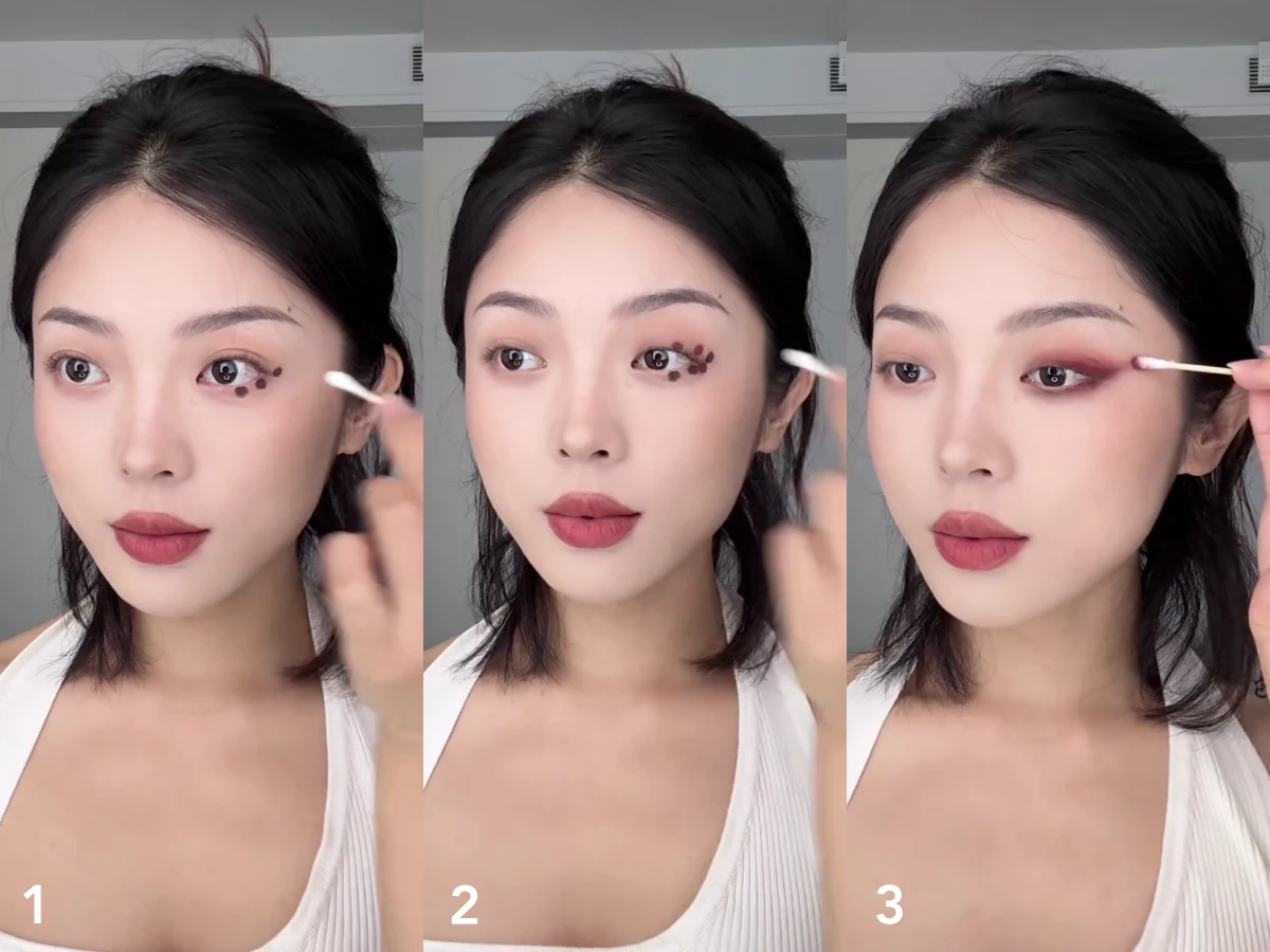 懶人眼影畫法