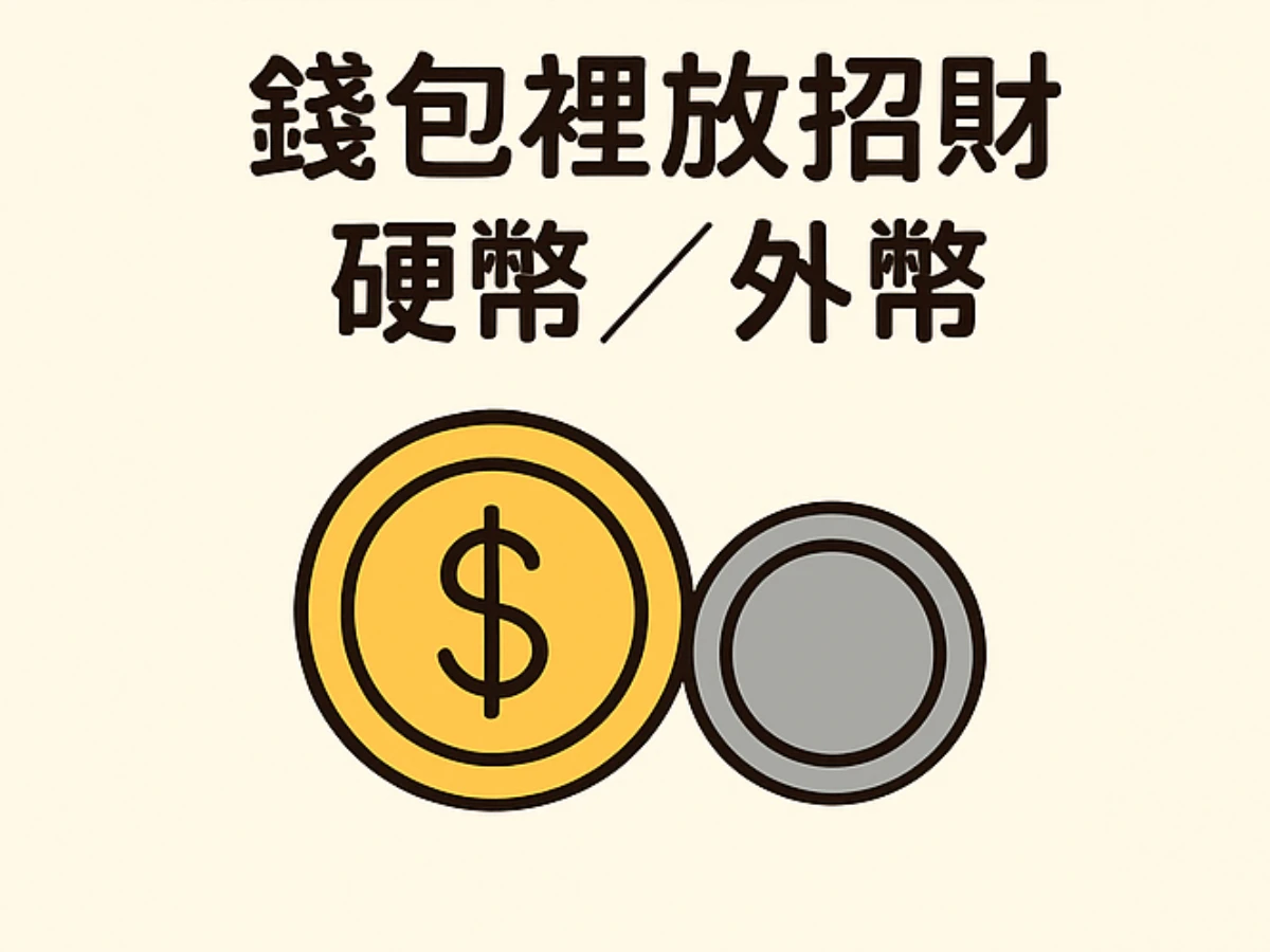 3.錢包裡放招財硬幣／外幣