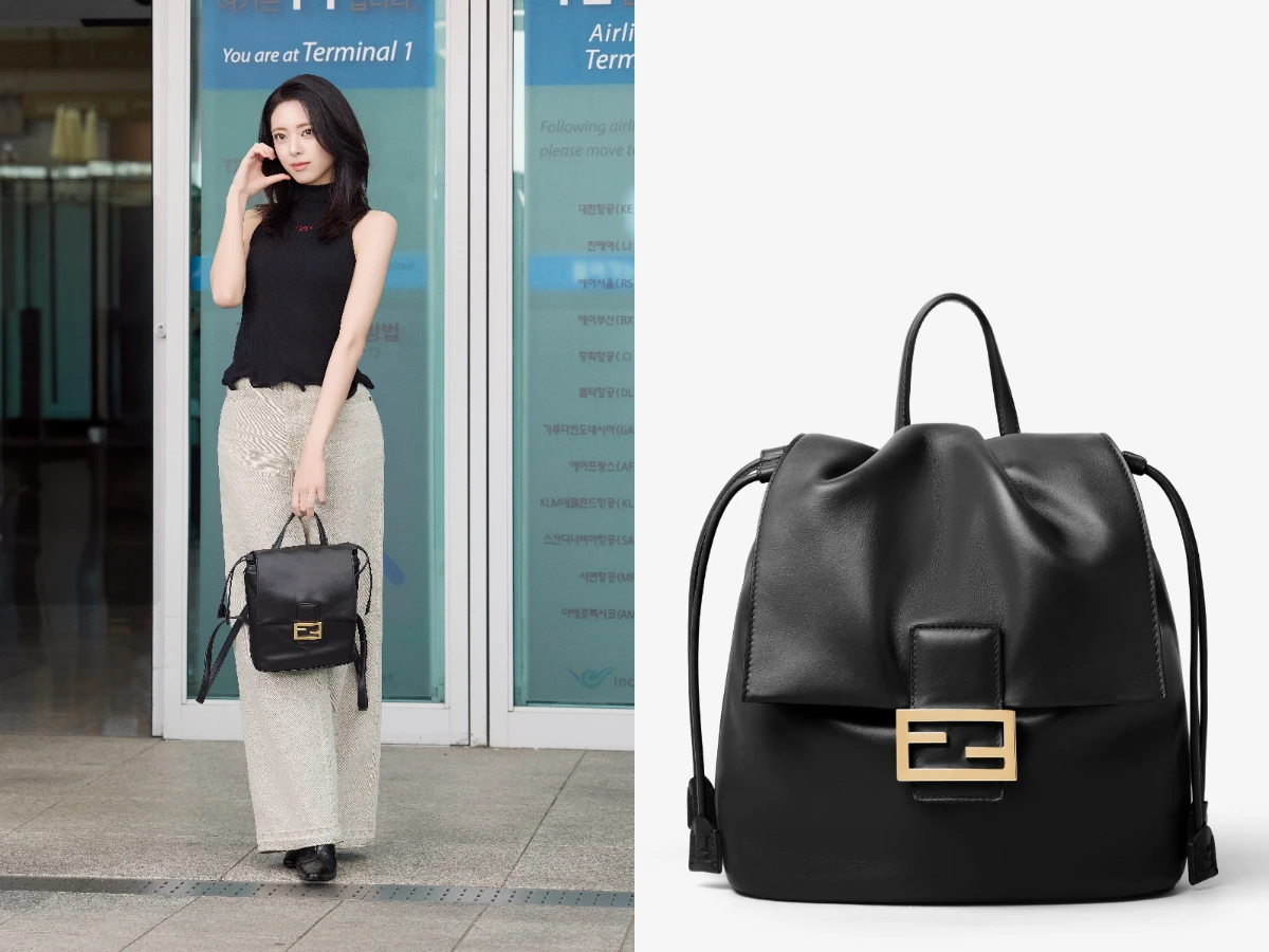 FENDI 黑色皮革背包,NT. 93,400