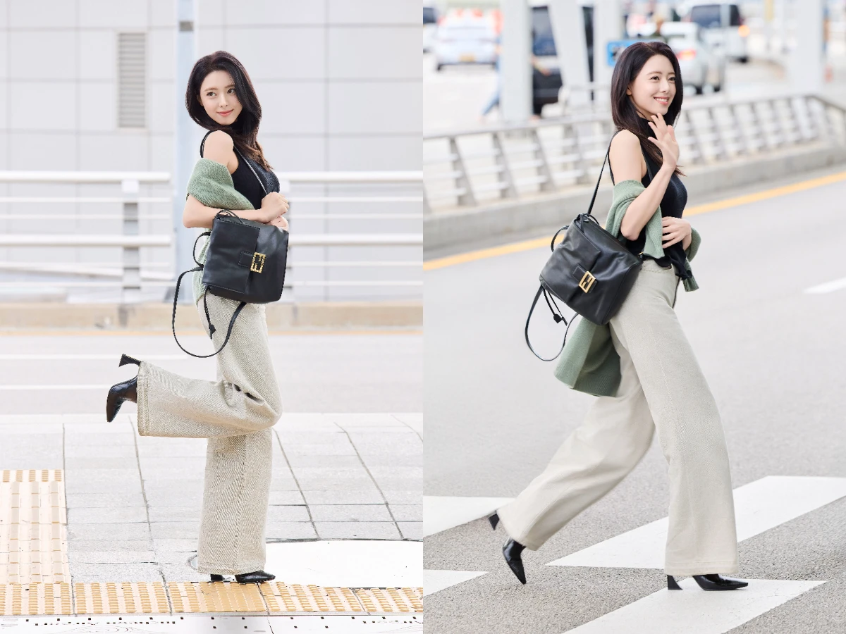 申有娜,Yuna,FENDI, FENDI 黑色皮革背包,NT. 93,400