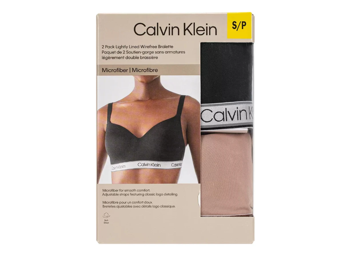 Calvin Klein 女無鋼圈內衣兩入組，NT.899