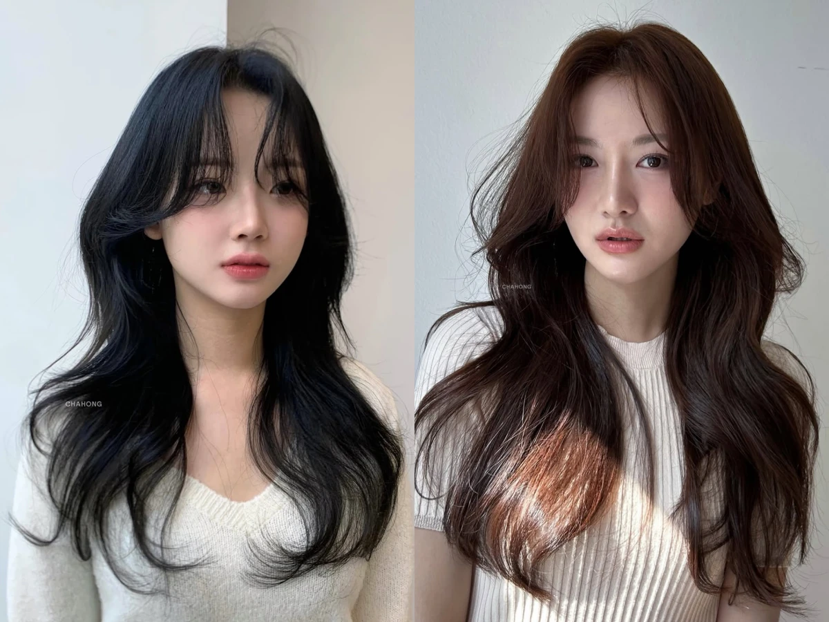 女生圓臉髮型