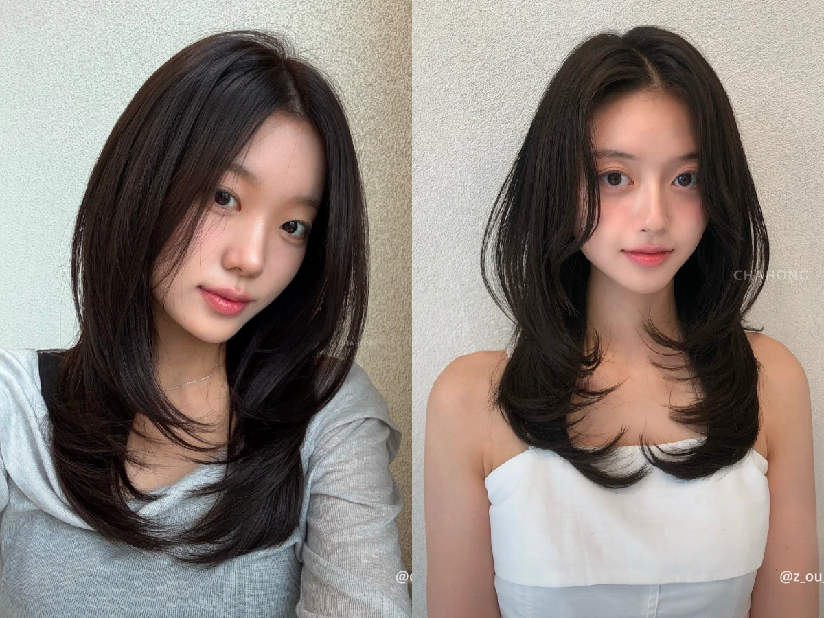 女生圓臉髮型