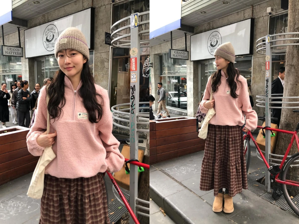 格紋穿搭