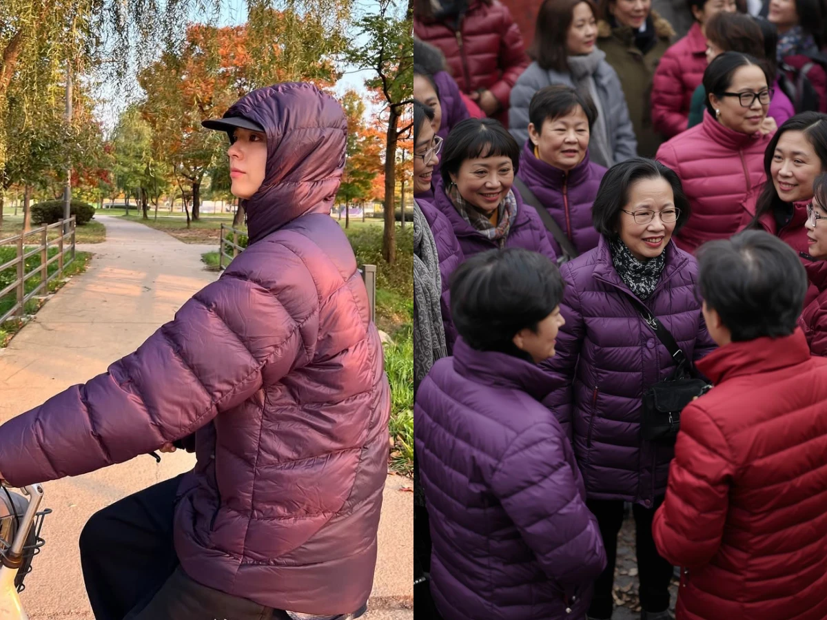 朴寶劍「The North Face外套」搜出！慢跑穿亮橘色夾克，這款超暖羽絨外套一次包2色