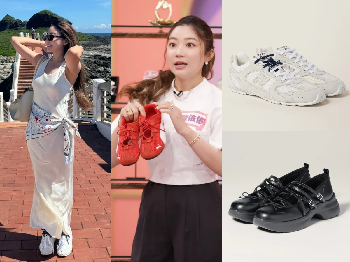 棕色球鞋回歸!韓韶禧、張員瑛都入坑,PUMA芭蕾舞運動鞋台灣買得到