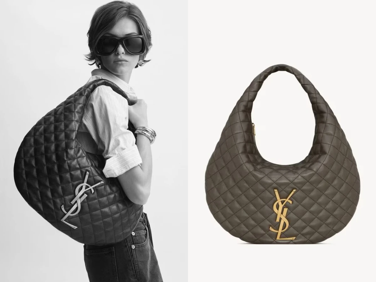 SAINT LAURENT ICARE 絎縫納帕皮 Hobo 手袋，NT.129,450