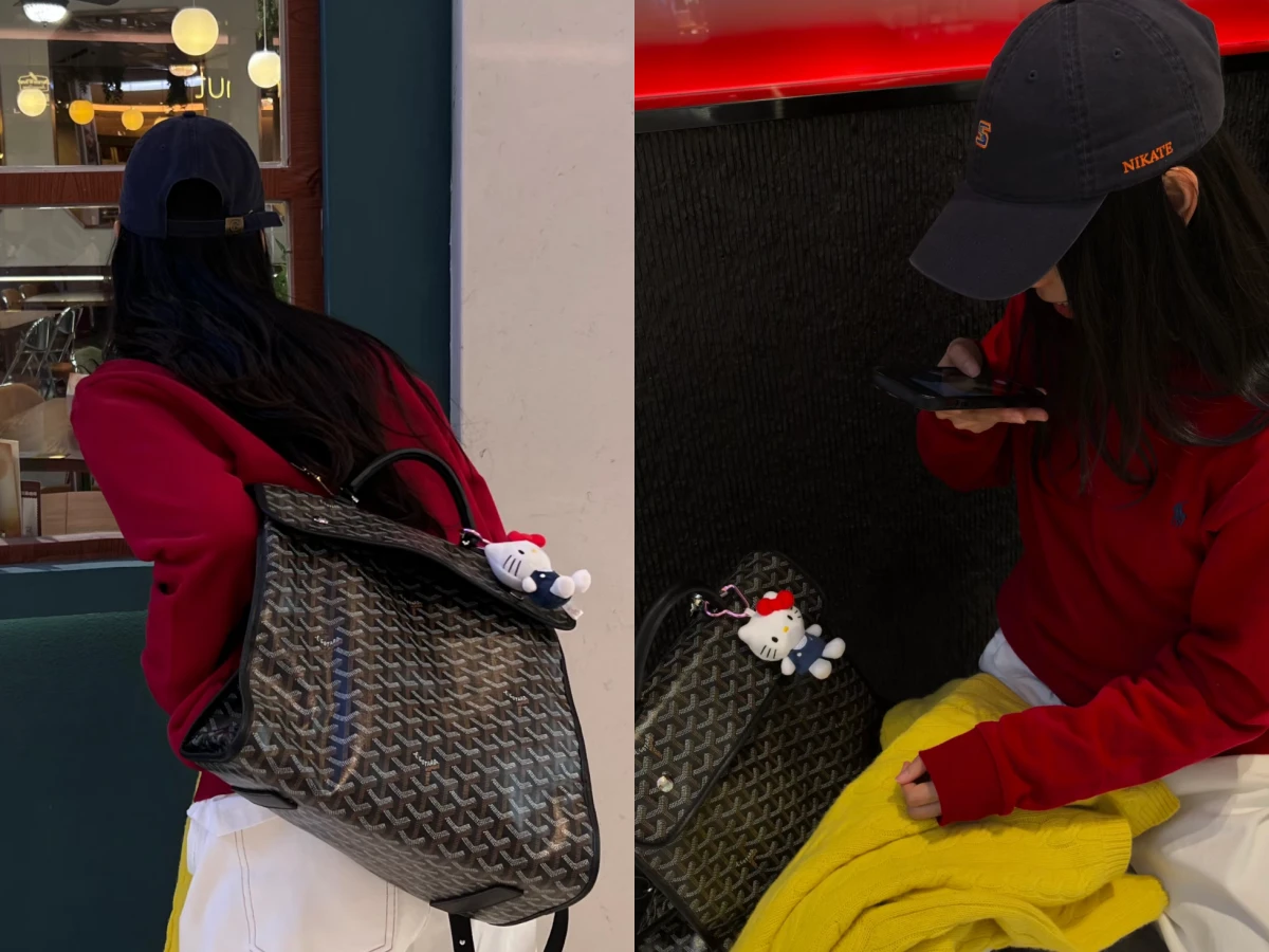 許瑋甯揹Goyard
