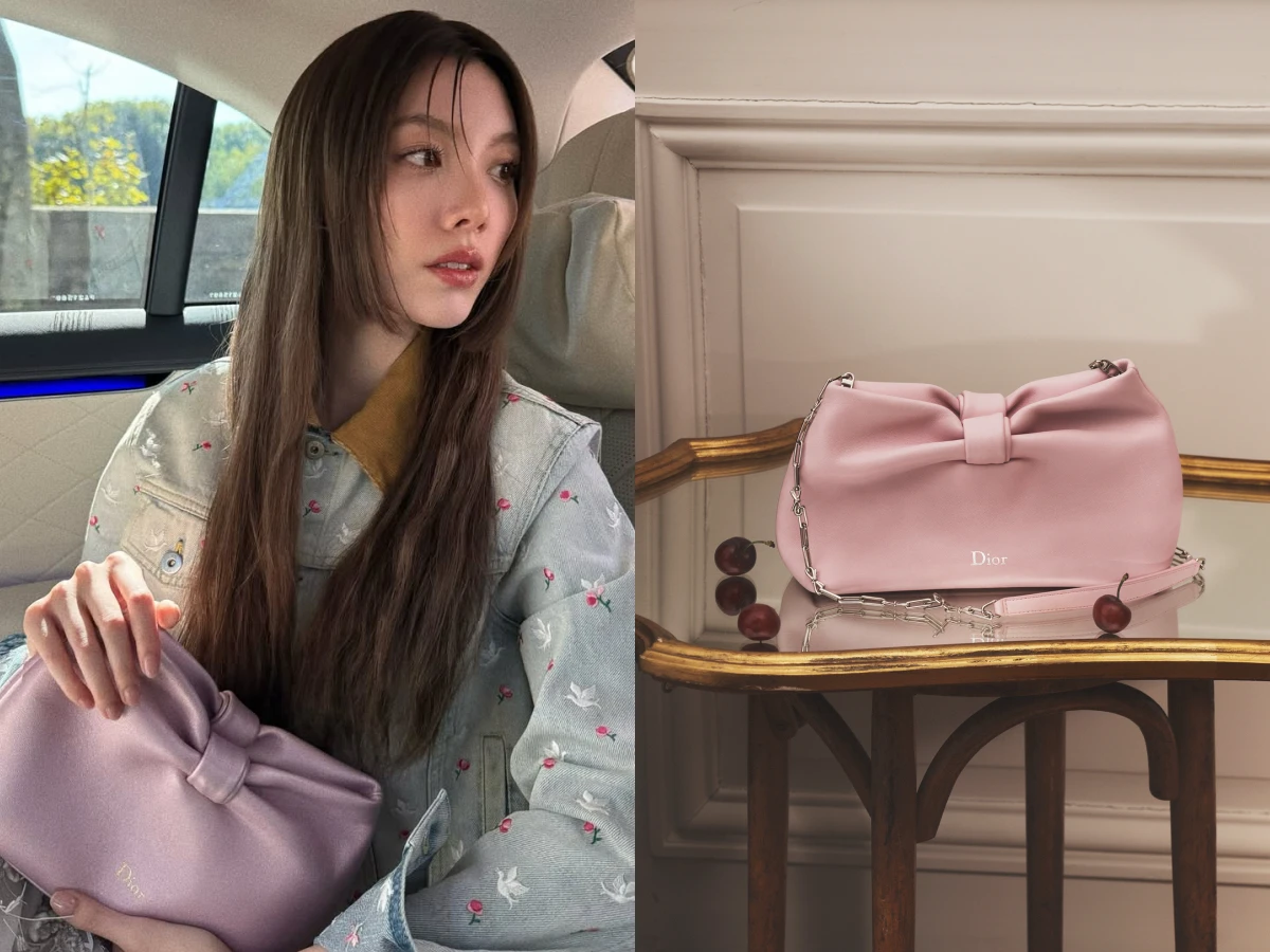 Jisoo也在拿Dior蝴蝶結包!Orm & 鄺玲玲曬同曬Hobo大包,牛仔褲穿搭美成範本