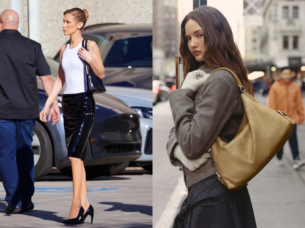 Bella Hadid街拍揹Standoil Ringo Bag