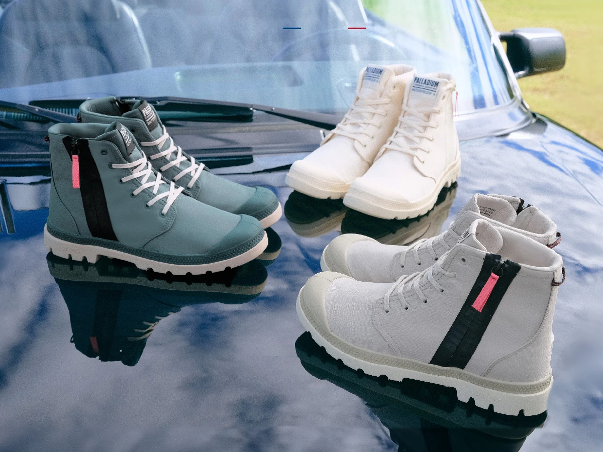 PALLADIUM 橘標防水PAMPA HI SEEKER2 LT+ 超輕量防水拉鍊軍靴，NT.3,580