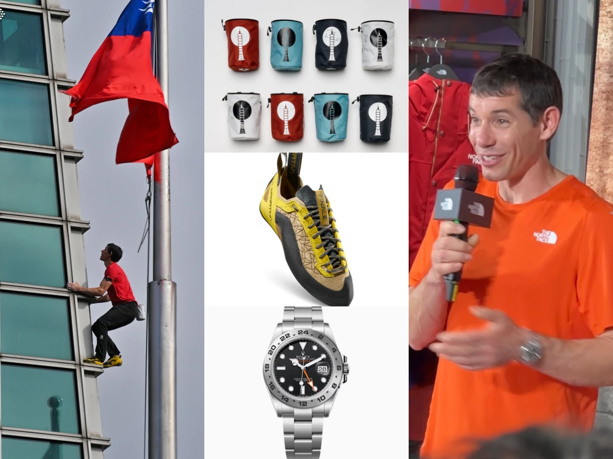 Alex Honnold 同款裝備清單!限量101粉袋、勞力士、鞋款顏色也有意義