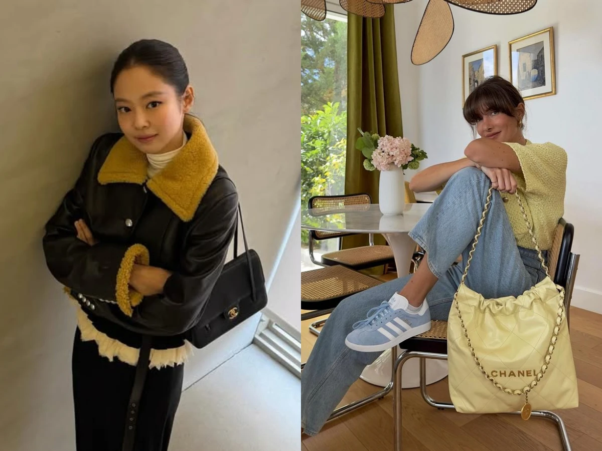 最適合小胸女的衣服找到了！Jennie「香奈兒深V背心」辣出高級感，手上點點包也是話題款