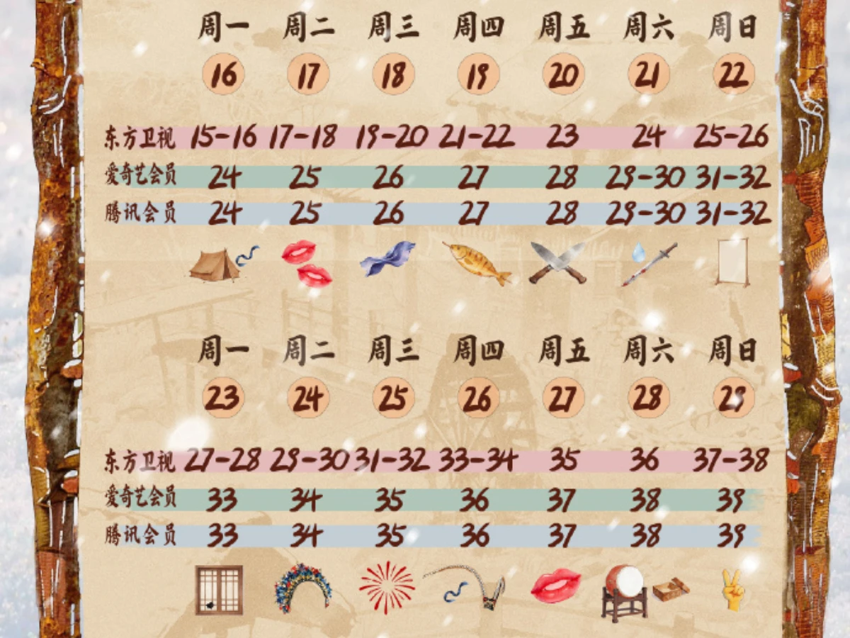 《逐玉》追劇日曆