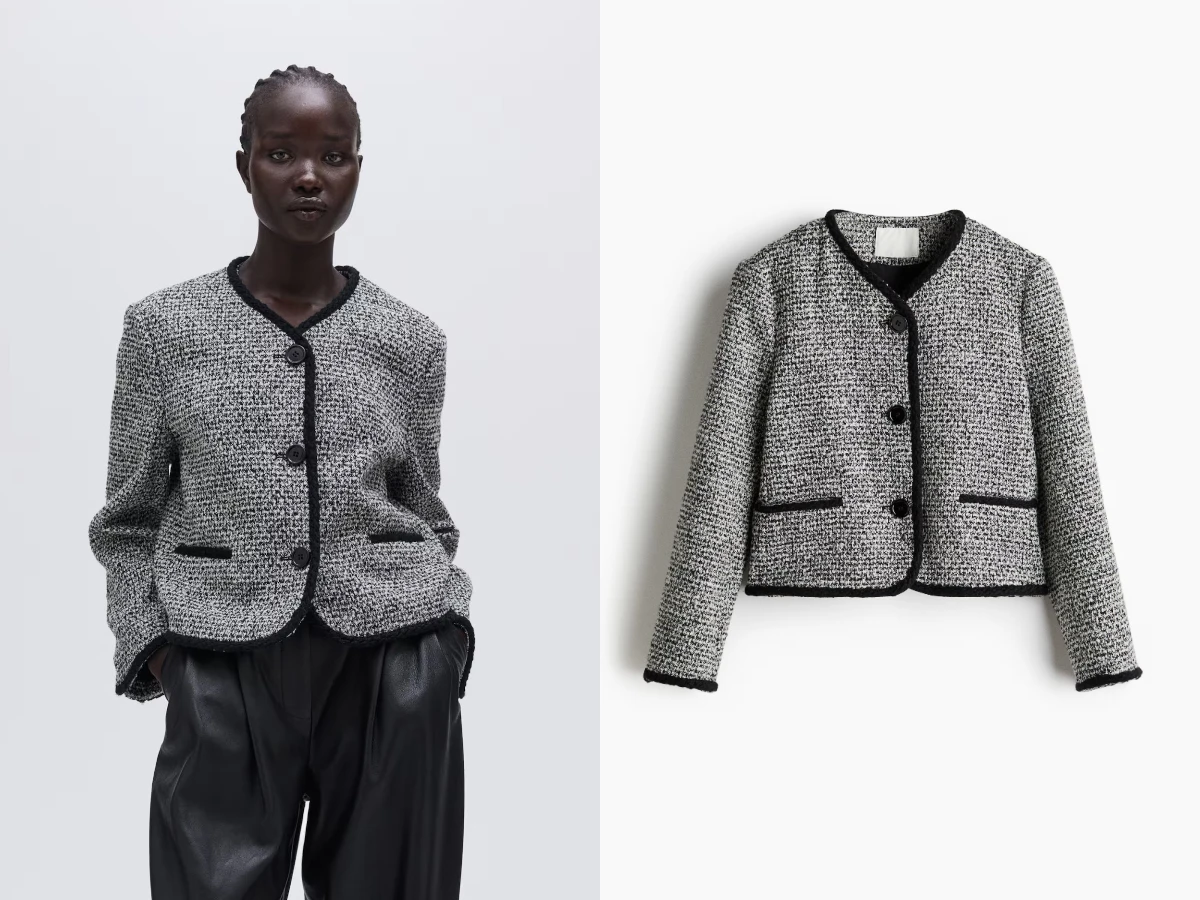 H&M 毛圈紗外套，NT.1,499