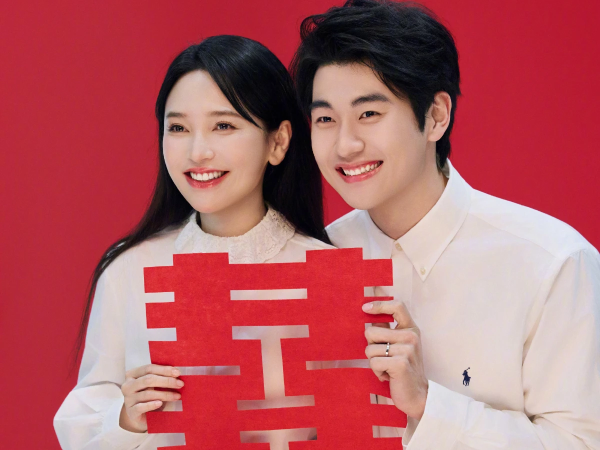 金莎宣布與小19歲男星結婚