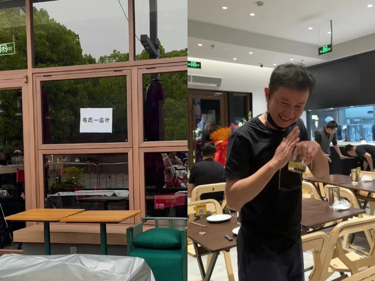 文章淡出演藝圈開麵館成排隊名店