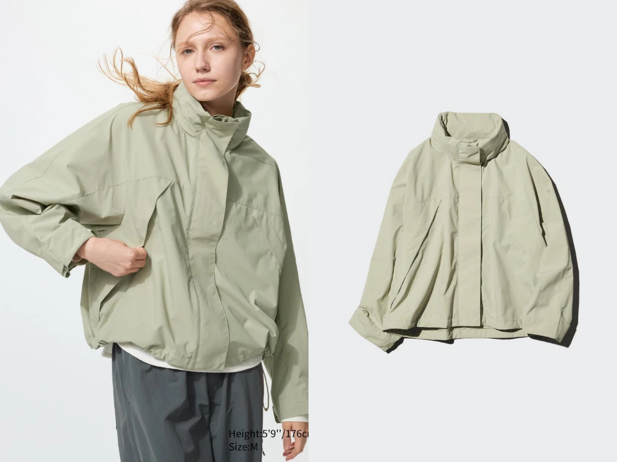 UNIQLO 防風立領布勞森外套，NT.1,690