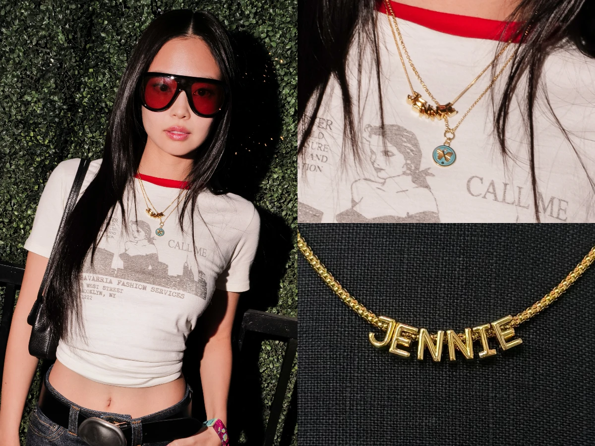 Jennie：Pandora 字母串飾