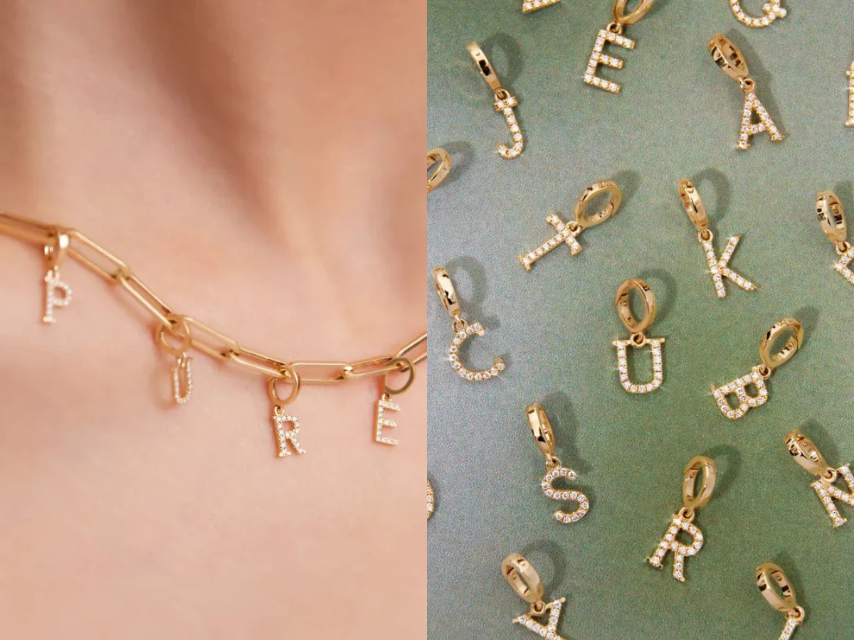 Oliva Yao Jewellery字母吊墜