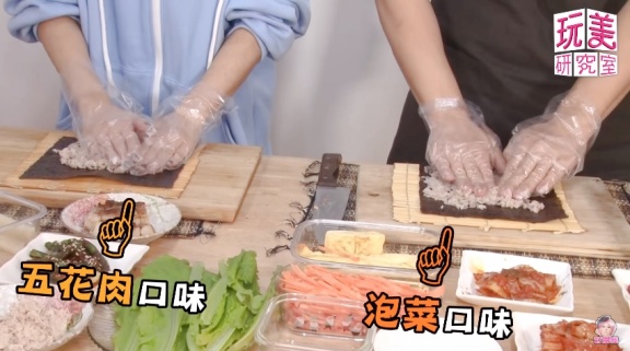金老佛爺教你1分鐘捲出紫菜包飯，韓國野餐必備