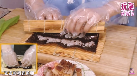 金老佛爺教你1分鐘捲出紫菜包飯，韓國野餐必備