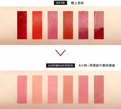 充滿戀愛感的桃花美唇，5支韓妞必備400元有找口紅