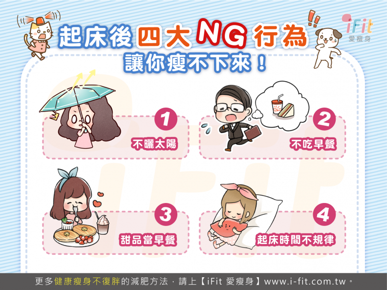 起床後四大NG行為，讓你瘦不下來！