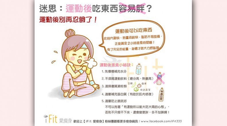 運動後吃東西容易胖？好好把握黃金2小時，讓你愉快又享「瘦」！