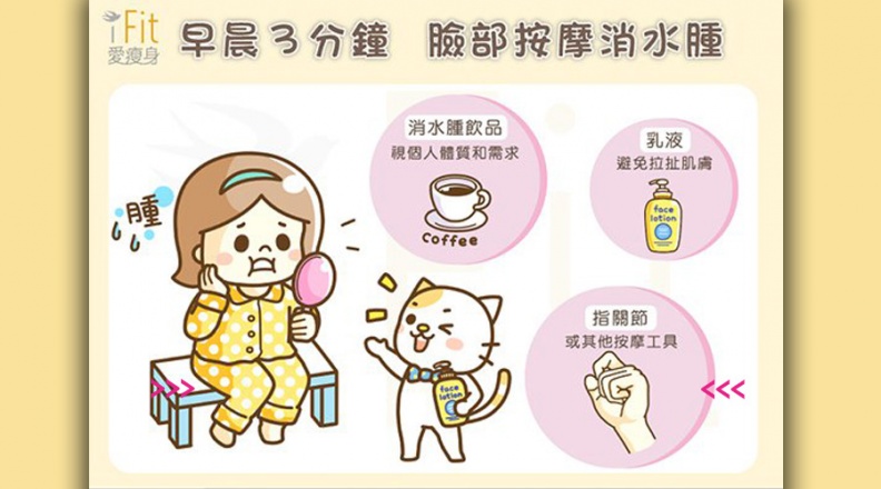 20180813臉部按摩消水腫 - 20180813臉部按摩消水腫.jpg 早晨3分鐘!臉部按摩消水腫
