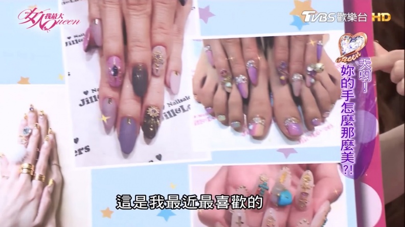 連美甲都有「大使」！超細長手指竟比心湄姊的腳掌還大！？