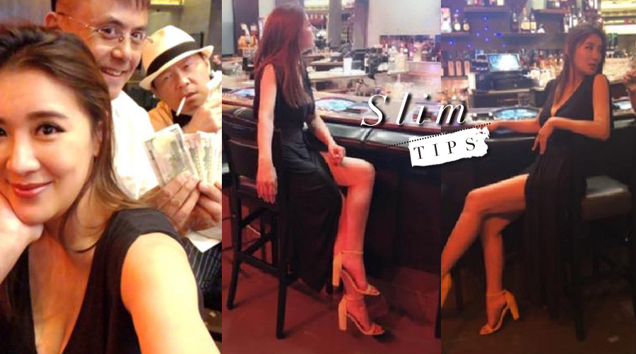小禎賭城秀好身材開高衩「爆乳又秀辣腿」網友：美到不像話！