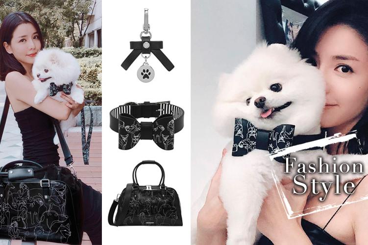 李毓芬攜愛犬太陽秀新歡,快來跟毛小孩一起穿親子裝!