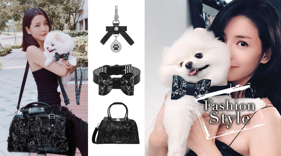 李毓芬攜愛犬太陽秀新歡,快來跟毛小孩一起穿親子裝!
