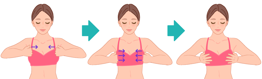 「3招美胸按摩」貧乳必學！靠妳的雙手幫胸部長大～