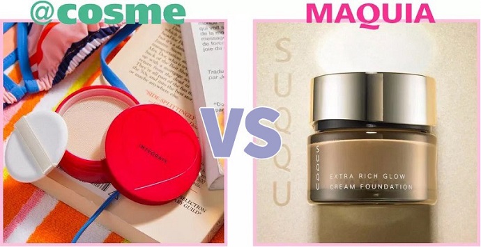 2018底妝究竟誰好用！COSMEvs MAQUIA榜單來PK