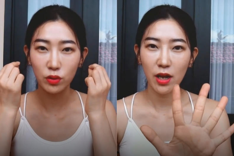 瘦臉瑜珈3 - 瘦臉瑜珈3.jpg 臉真的變小啦!韓國美教練傳授4招有感瘦臉瑜珈!圓臉妹終於有救了