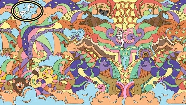 神準翻了！找出第一眼發現的隱藏動物，秒看穿你的性格　