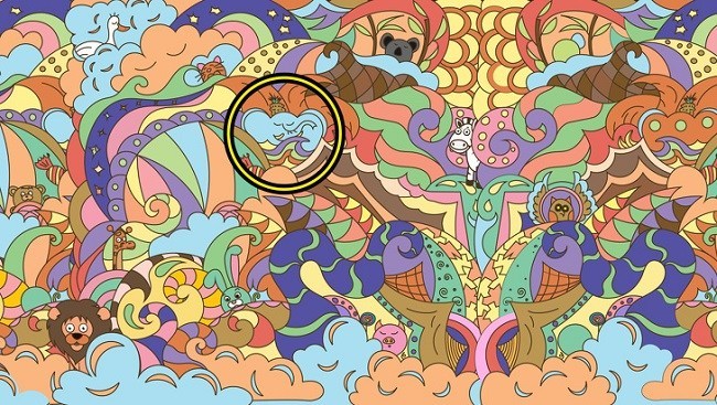神準翻了！找出第一眼發現的隱藏動物，秒看穿你的性格　