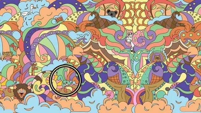 神準翻了！找出第一眼發現的隱藏動物，秒看穿你的性格　