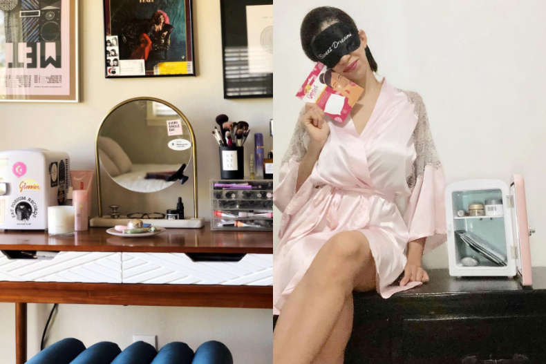 刷爆歐美IG！超可愛的迷你美容冰箱，保存、收納又有顏值，不敗一個怎行