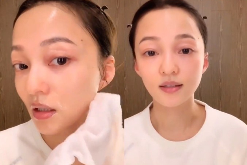 張韶涵37歲全素顏狀態曝光，網友驚呆！原來好皮膚只靠做這4件事