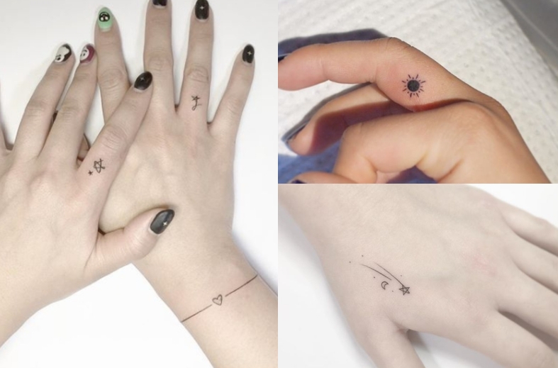 韓女星都在刺「手指刺青Hand Poked」大熱！20款圖鑑看完讓人好想刺一個