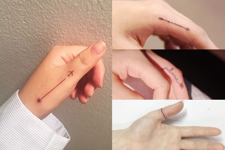 韓女星都在刺「手指刺青Hand Poked」大熱！20款圖鑑看完讓人好想刺一個