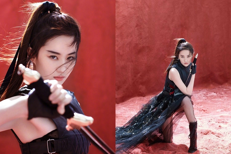 劉亦菲《花木蘭》相親妝讓網友們都崩潰惹～秒被P成各種厭世表情包！