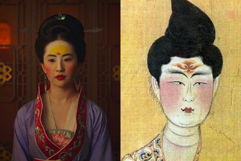 劉亦菲《花木蘭》相親妝讓網友們都崩潰惹～秒被P成各種厭世表情包！