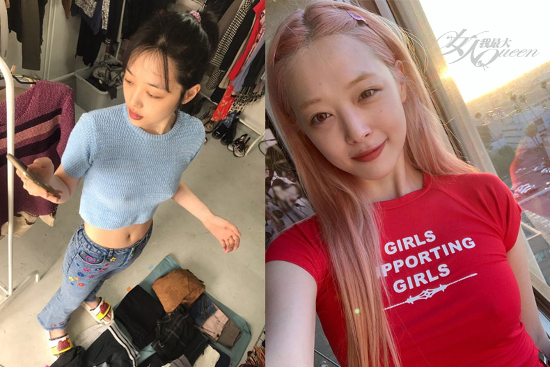雪莉首度回應不穿內衣:很想打破固有觀念,不要再對女生沒穿內衣有偏見!