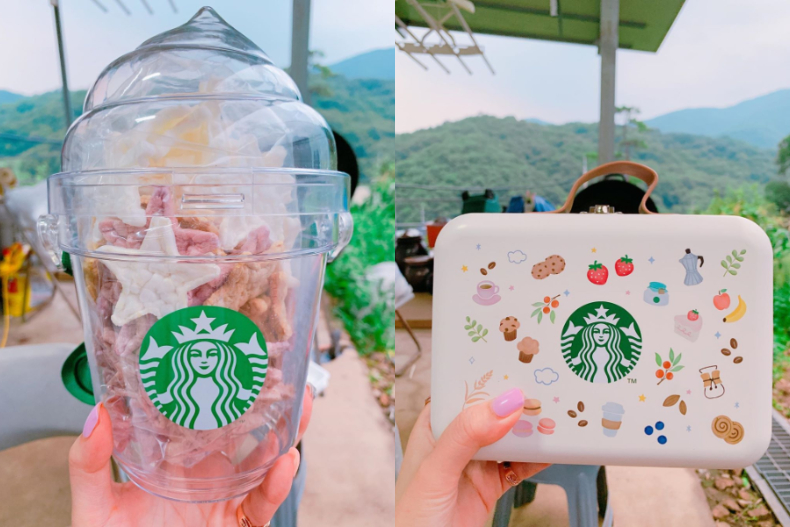 被生火了！STARBUCKS竟推野餐周邊品，手提野餐盒、餅乾桶可愛到太犯規了