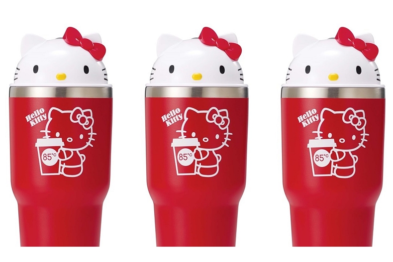 Hello Kitty迷準備再衝一波！85度C推飲料杯杯、手持風扇超萌超想收
